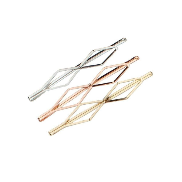 Diamond Metal Bobby Pins
