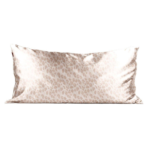 Satin Pillowcase King - Leopard