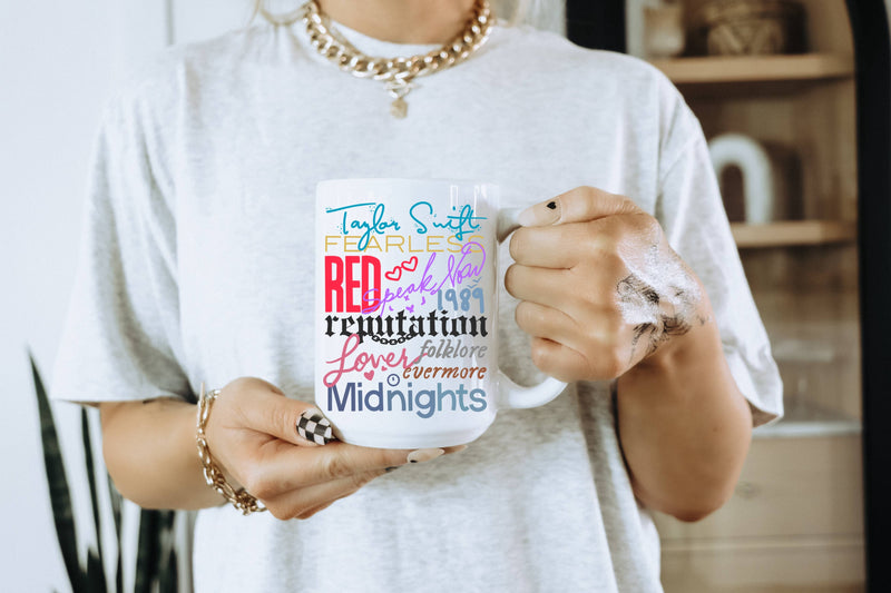 Taylor Eras Coffee Mug: 15 oz