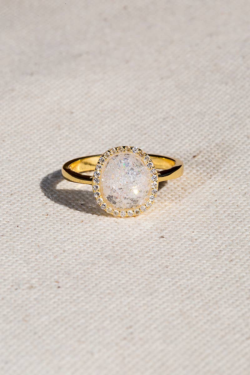 INSIGHT RING- CRYSTAL MOONSTONE