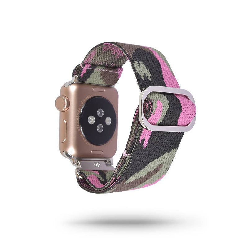Pink Camouflage Nylon Apple Watch Band 38/40mm