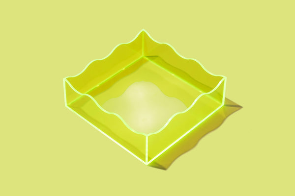 Wavy Tray - Square - Green