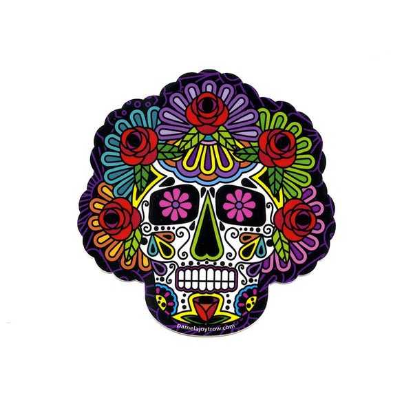 Sugar Flora Sugar Skull Sticker