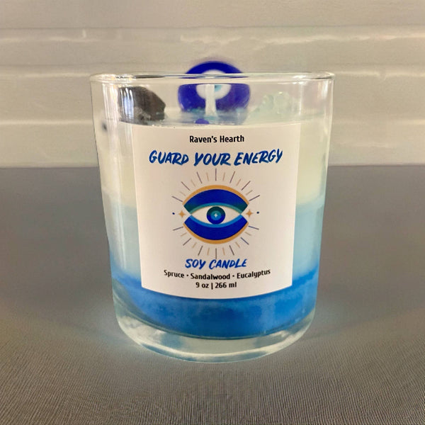 Protection Candle
9 oz Evil Eye Soy Candle
Vegan