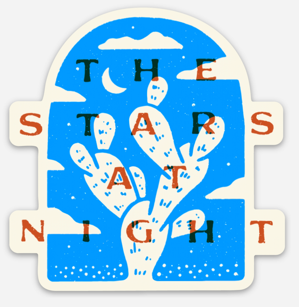 The Stars At Night Sticker