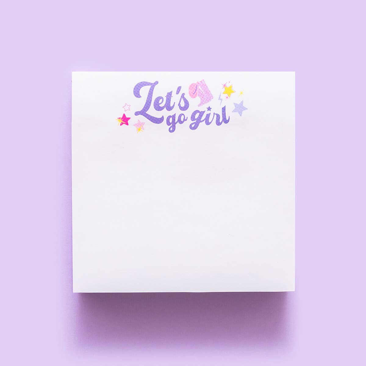 Let's Go Girl Sticky Reminder Pad – Mi Vida Uvalde