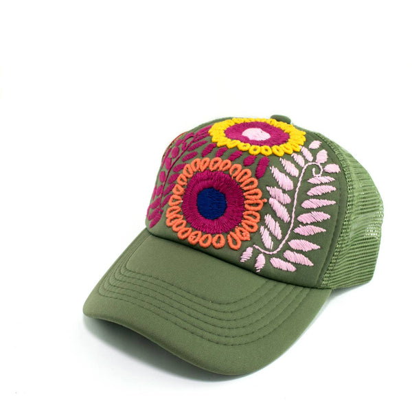 Tulum Hand Embroidered Hat - Mexico