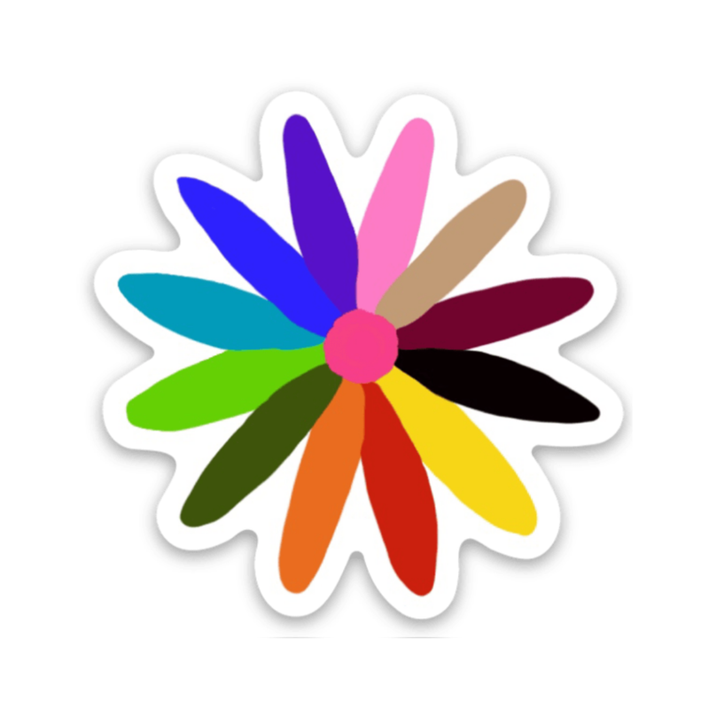 Otomi Flower Sticker