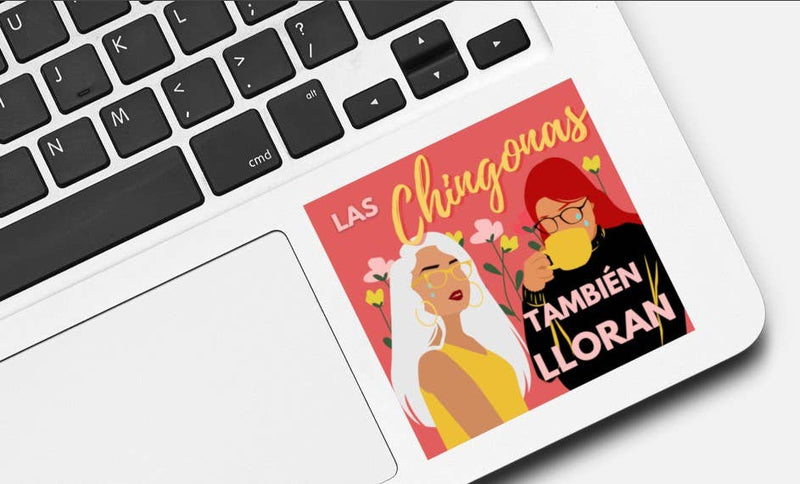 Las Chingonas Tambien Lloran - Logo Sticker