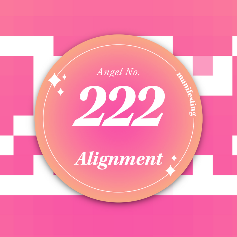 Angel Number Sticker: 222