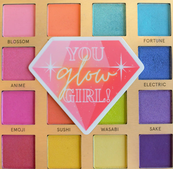 You Glow Girl Sticker