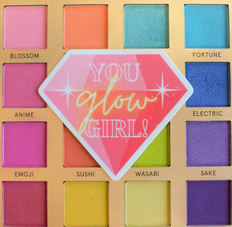 You Glow Girl Sticker