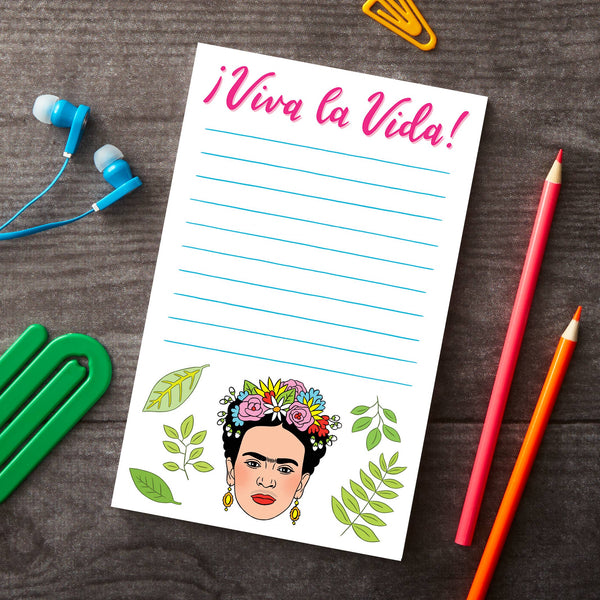 Notepad: Frida Viva La Vida