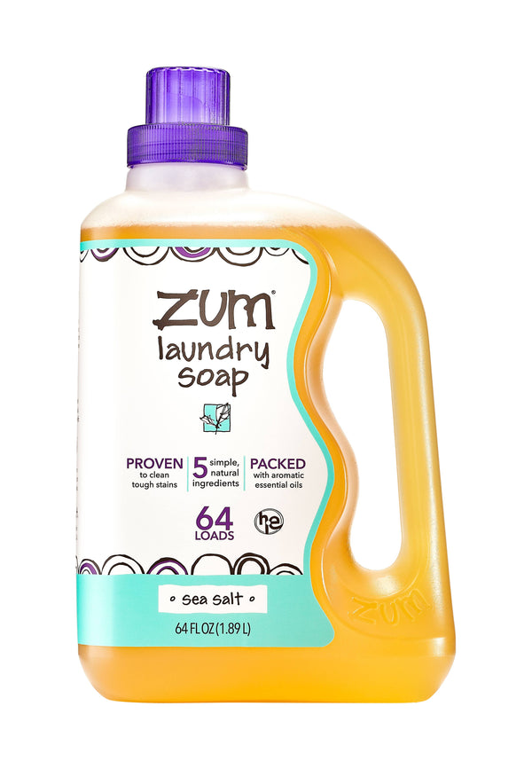 Zum Laundry Soap - Sea Salt: 64 fz