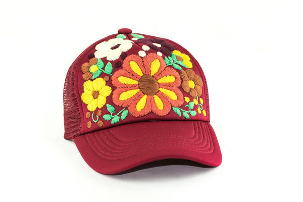 Tulum Hand Embroidered Hat - Mexico