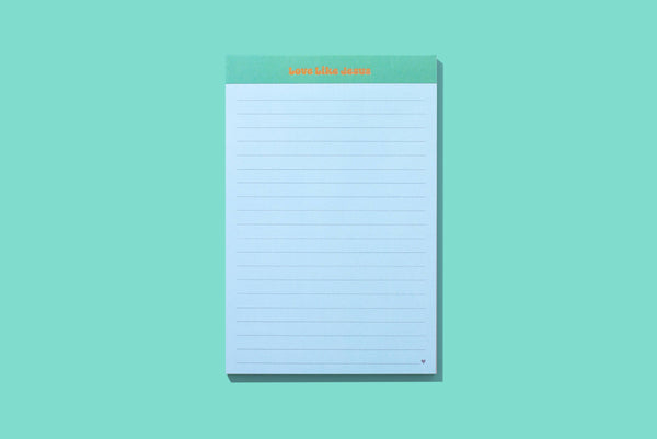 List Pad - "Love Like Jesus"