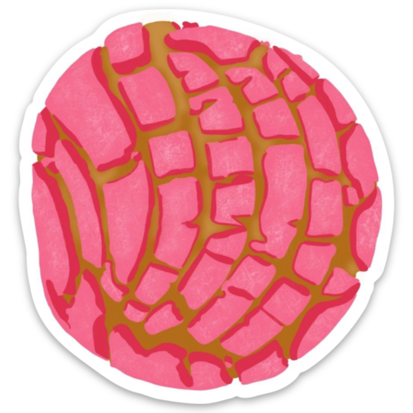 Pink Concha Sticker