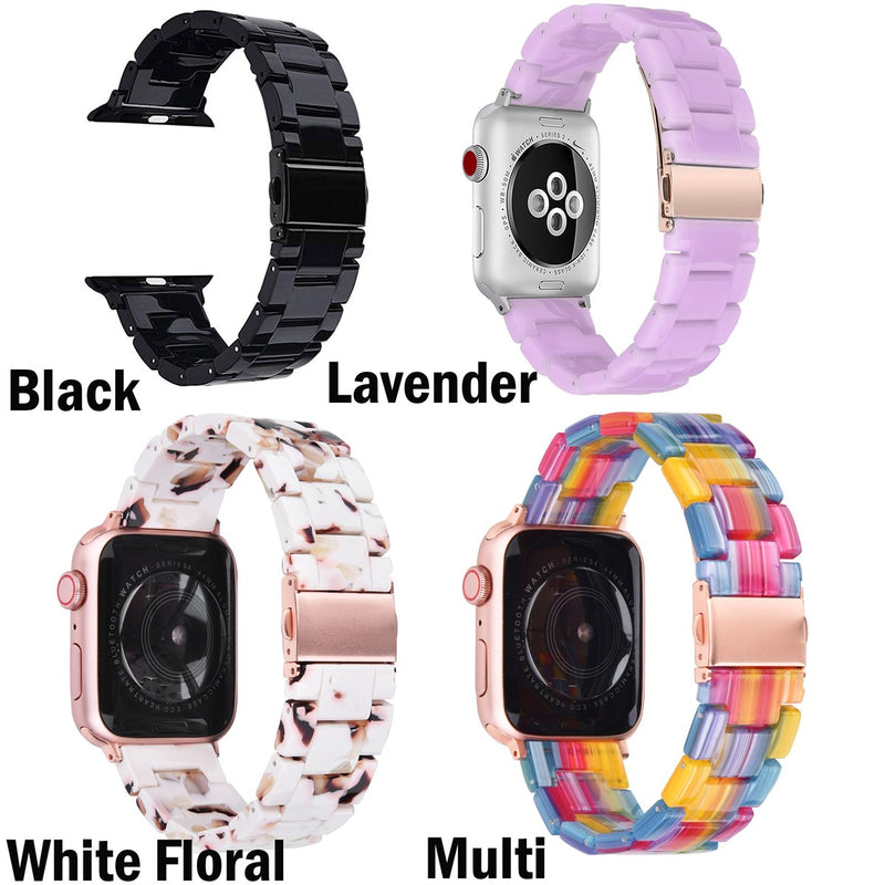 RESIN BAND FOR APPLE WATCH 42/44/45 LAVENDER