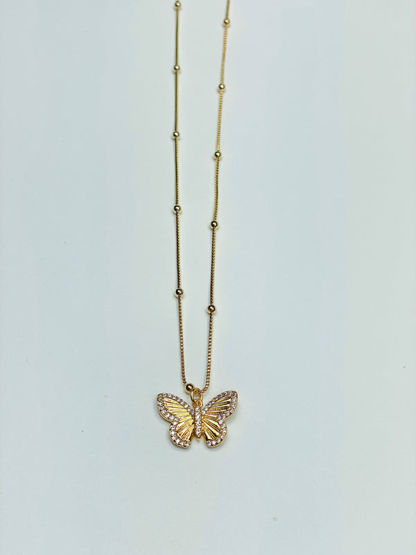 Laura Butterfly Necklace