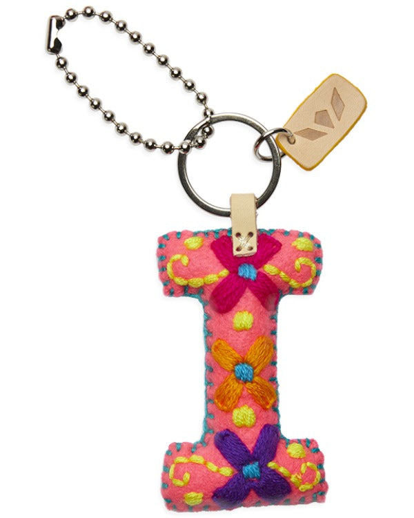 CONSUELA PINK FELT ALPHABET CHARM "I" CHRM3647FPCOOS