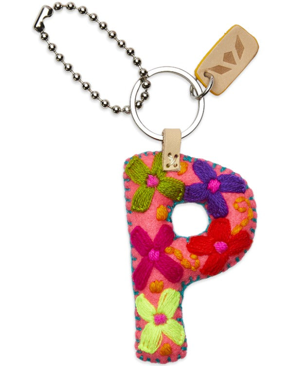 CONSUELA PINK FELT ALPHABET CHARM "P" CHRM3654FPCOOS