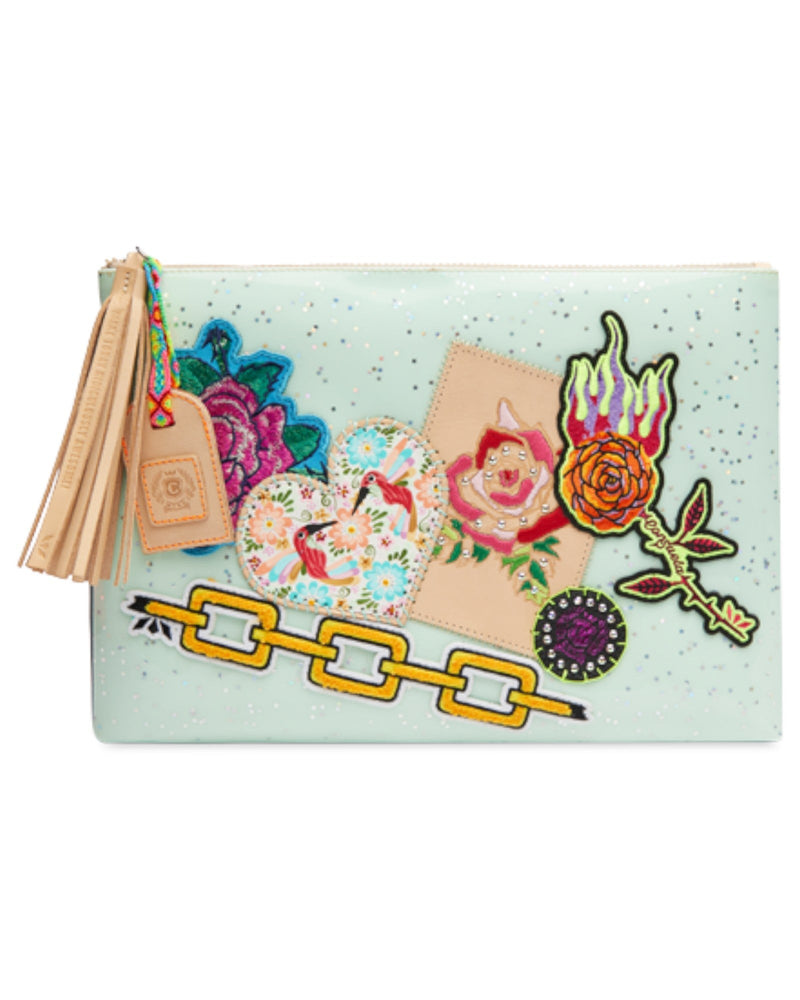 Minty Ltd. Ed. Large Zip Pouch