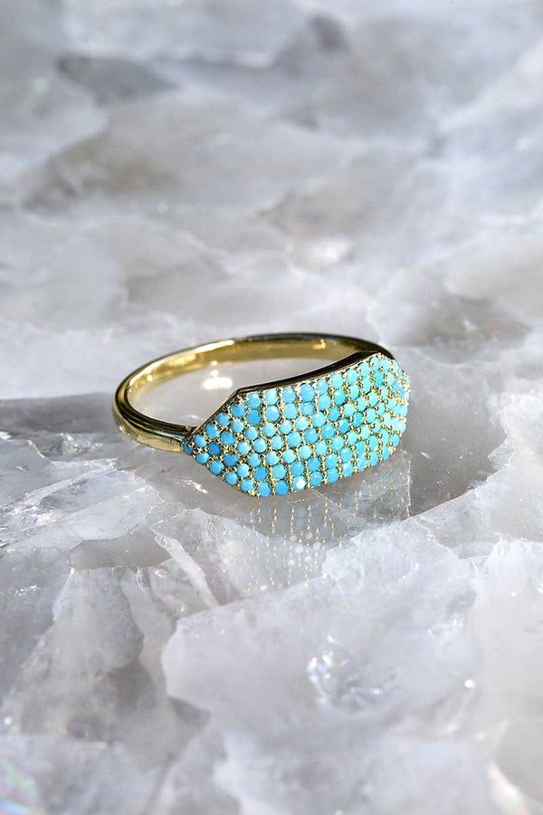 ID RING- TURQUOISE: 6