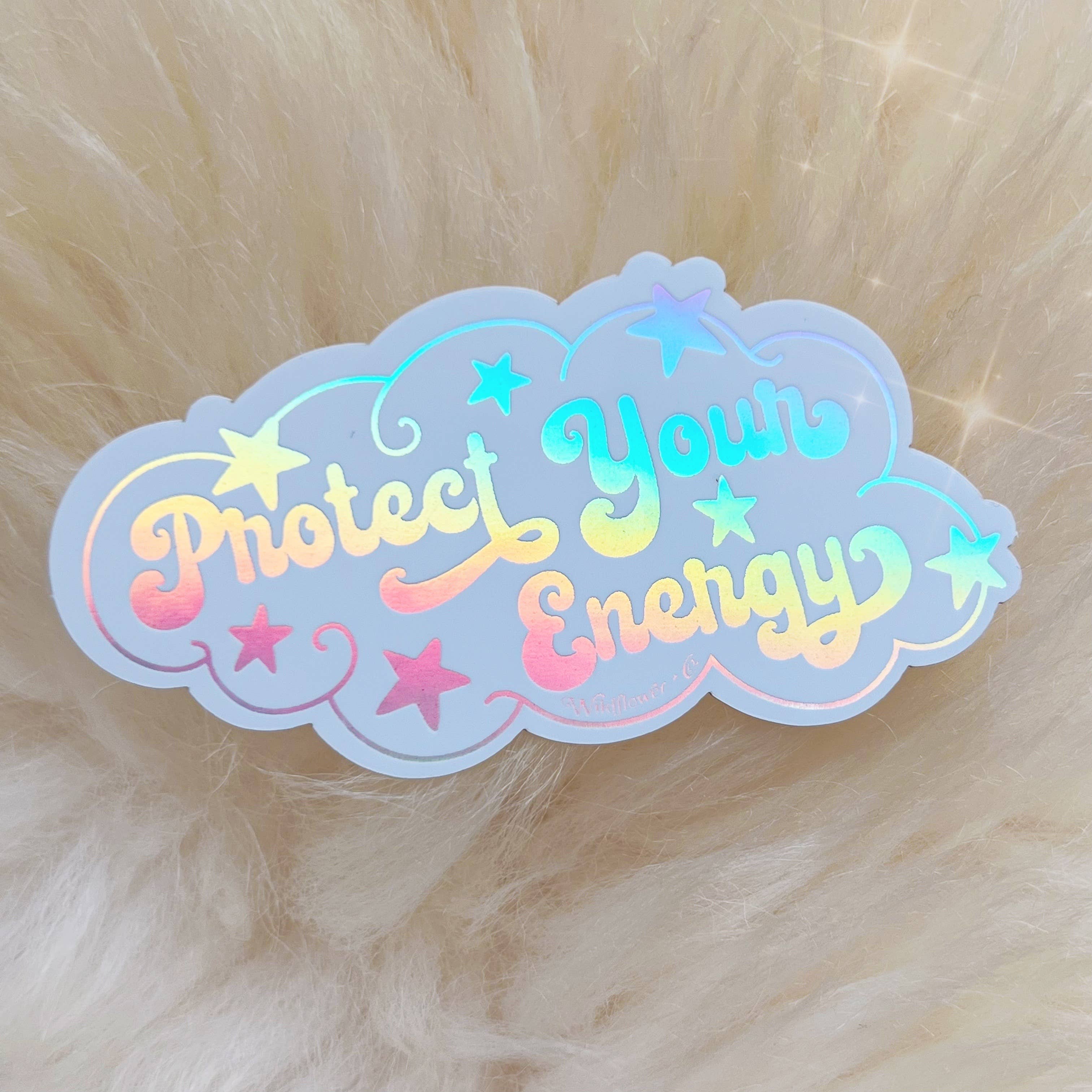 Protect Your Energy Sticker – Mi Vida Uvalde
