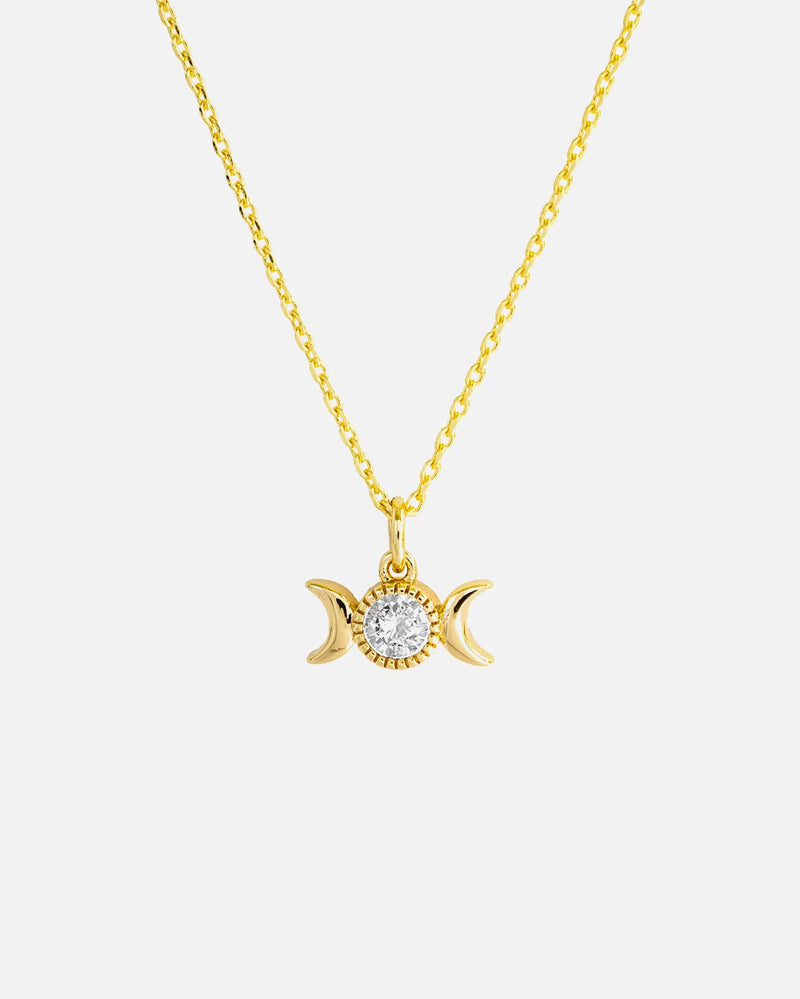 Goddess Moon Charm Necklace