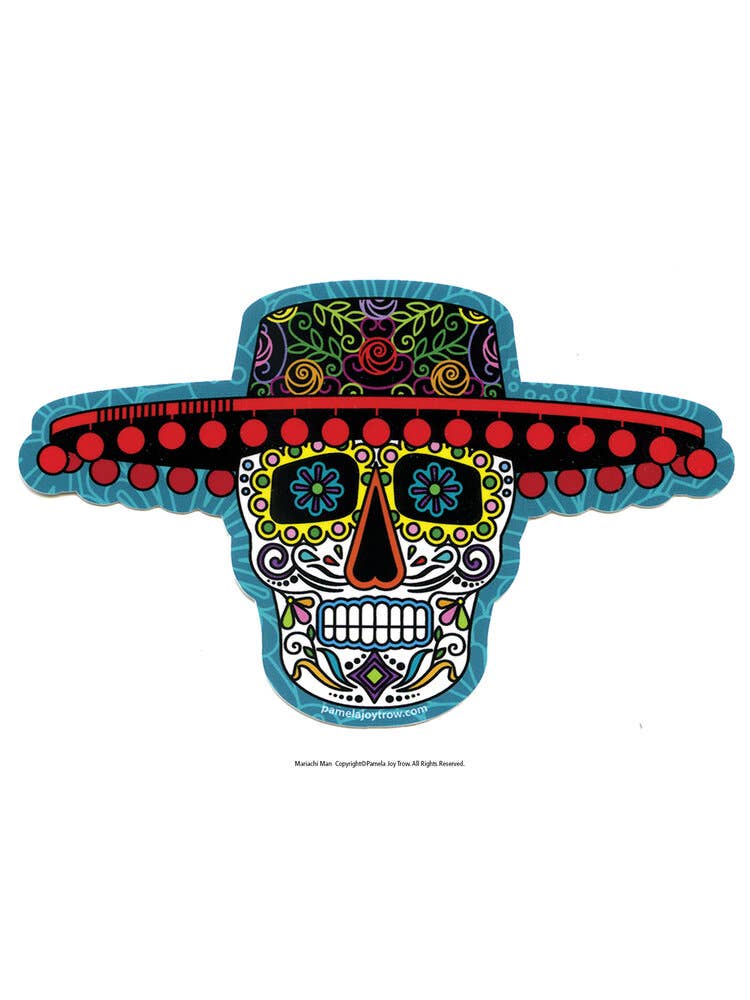 Mariachi Man Sticker