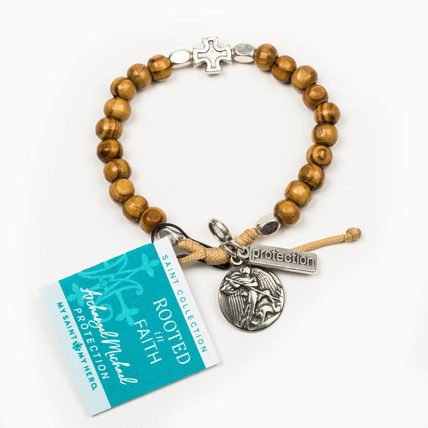 Rooted in Faith Bracelet - Archangel Michael