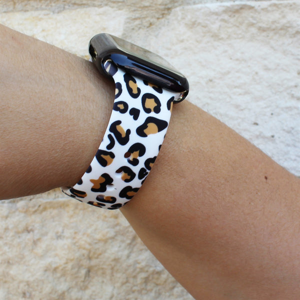 ANIMAL THEMED SILICONE APPLE WATCH BAND 42/44/45 #1 JABARI