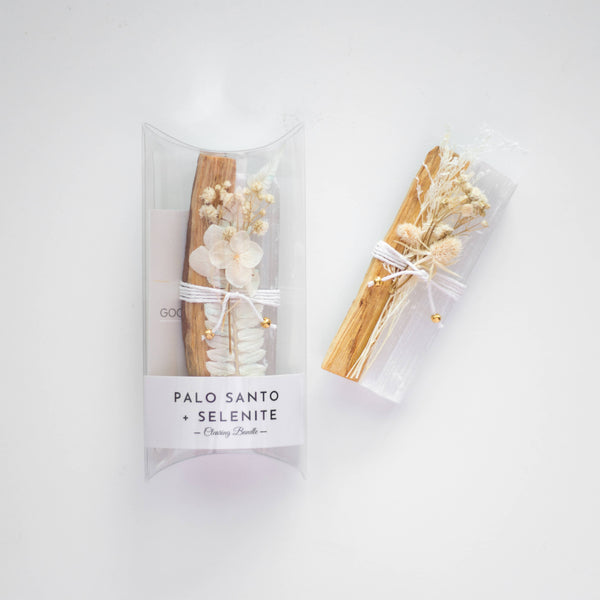Palo Santo + Selenite⎮Clearing Bundle