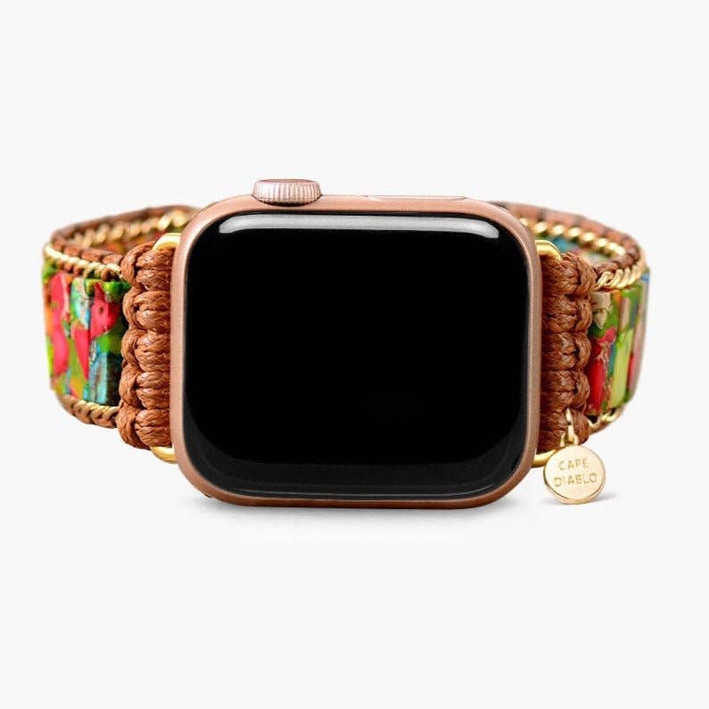 Rainforest Jasper Apple Watch Strap