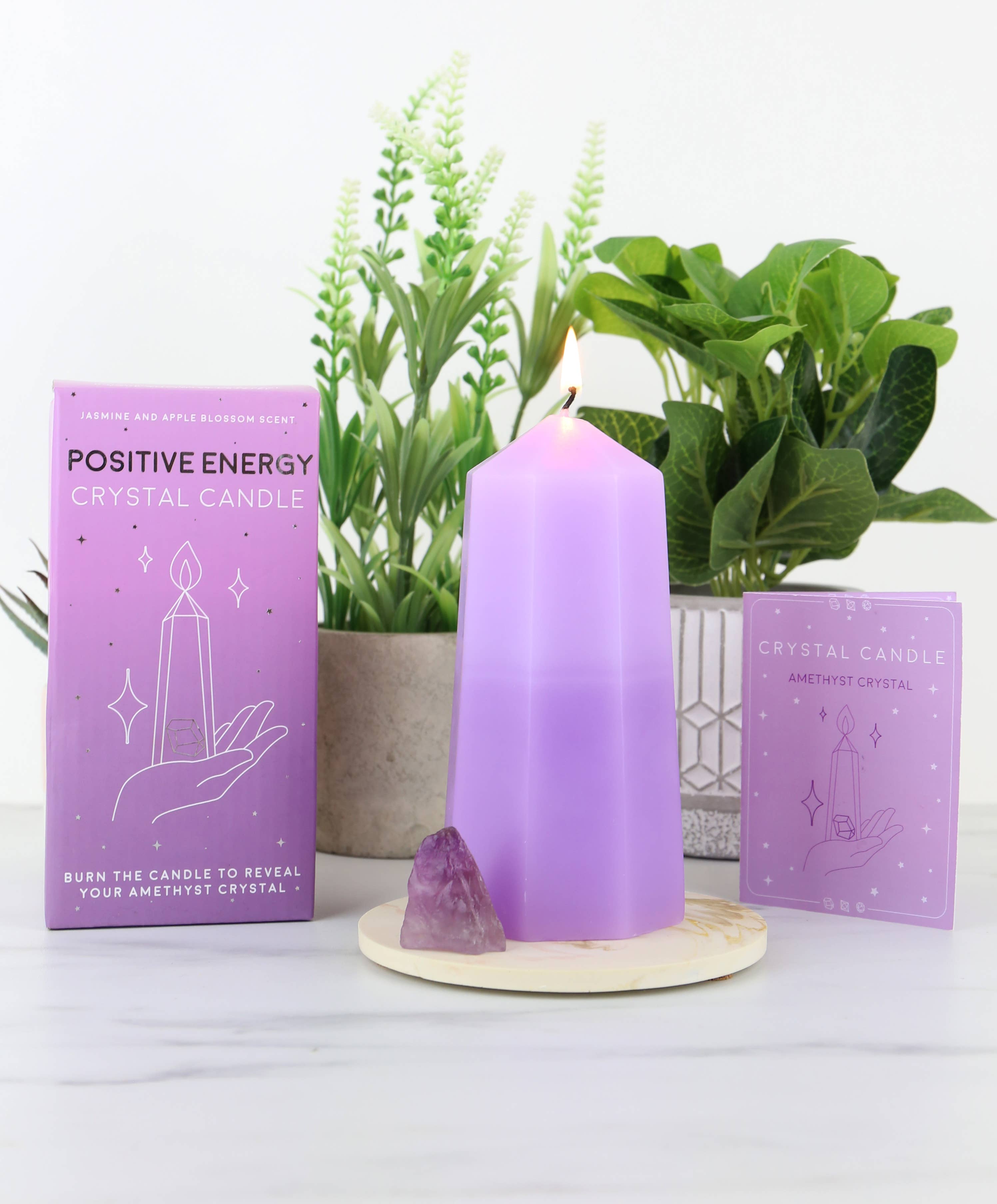 Positive Energy Crystal Reveal Candle – Mi Vida Uvalde