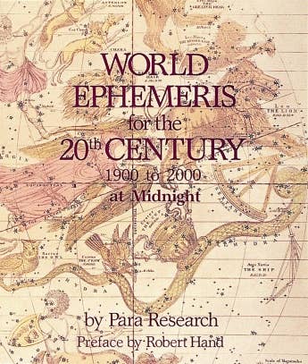 World Ephemeris 20th Century Midnight