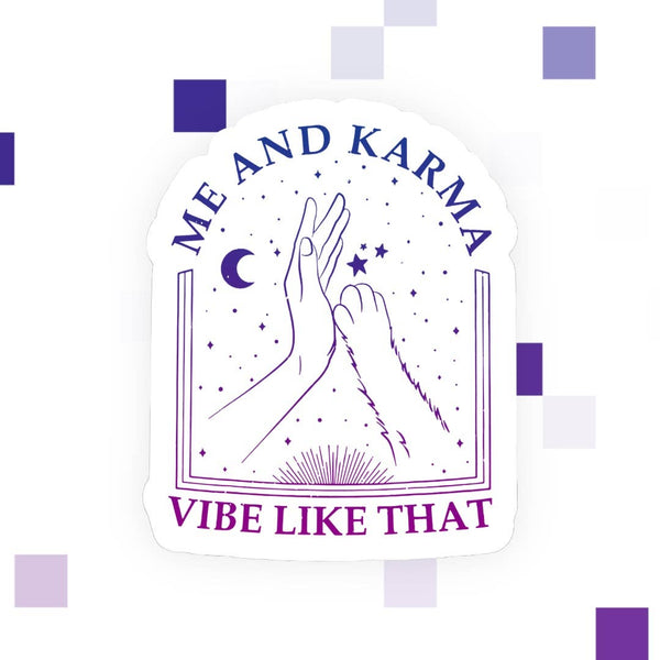 Taylor Karma Vibe Like That Sticker