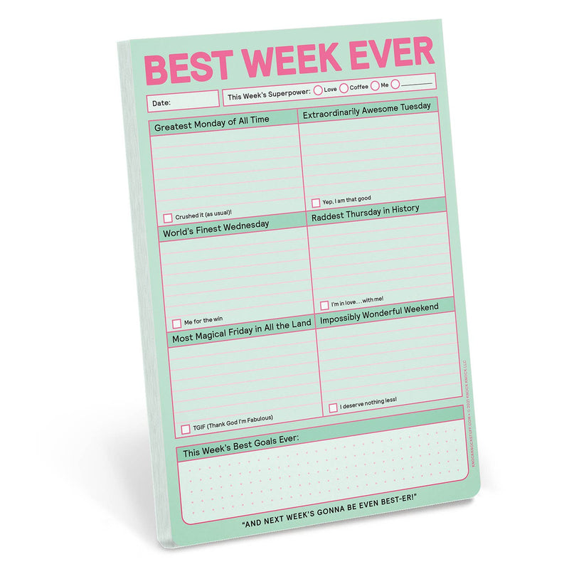 Best Week Ever Pad (Pastel Version)