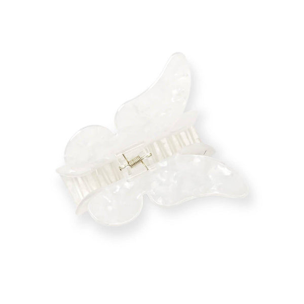 Eco-Friendly Claw Clip - White Butterfly