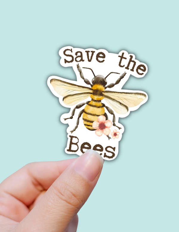 Save the bees sticker