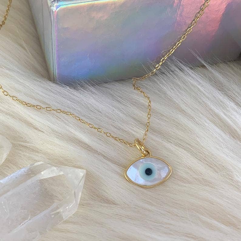 Evil Eye Necklace - Shell