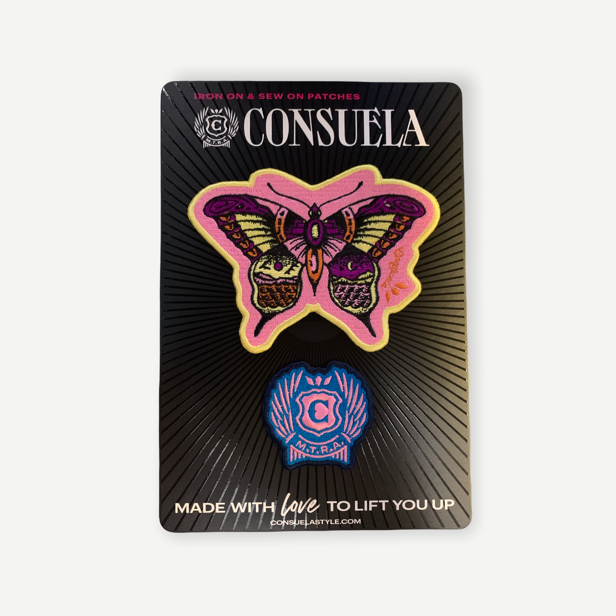 PATCH BOARD #8 (BUTTERFLY/CONSUELA CREST) BY CONSUELA, IN STOCK - QUICK  SHIPPING