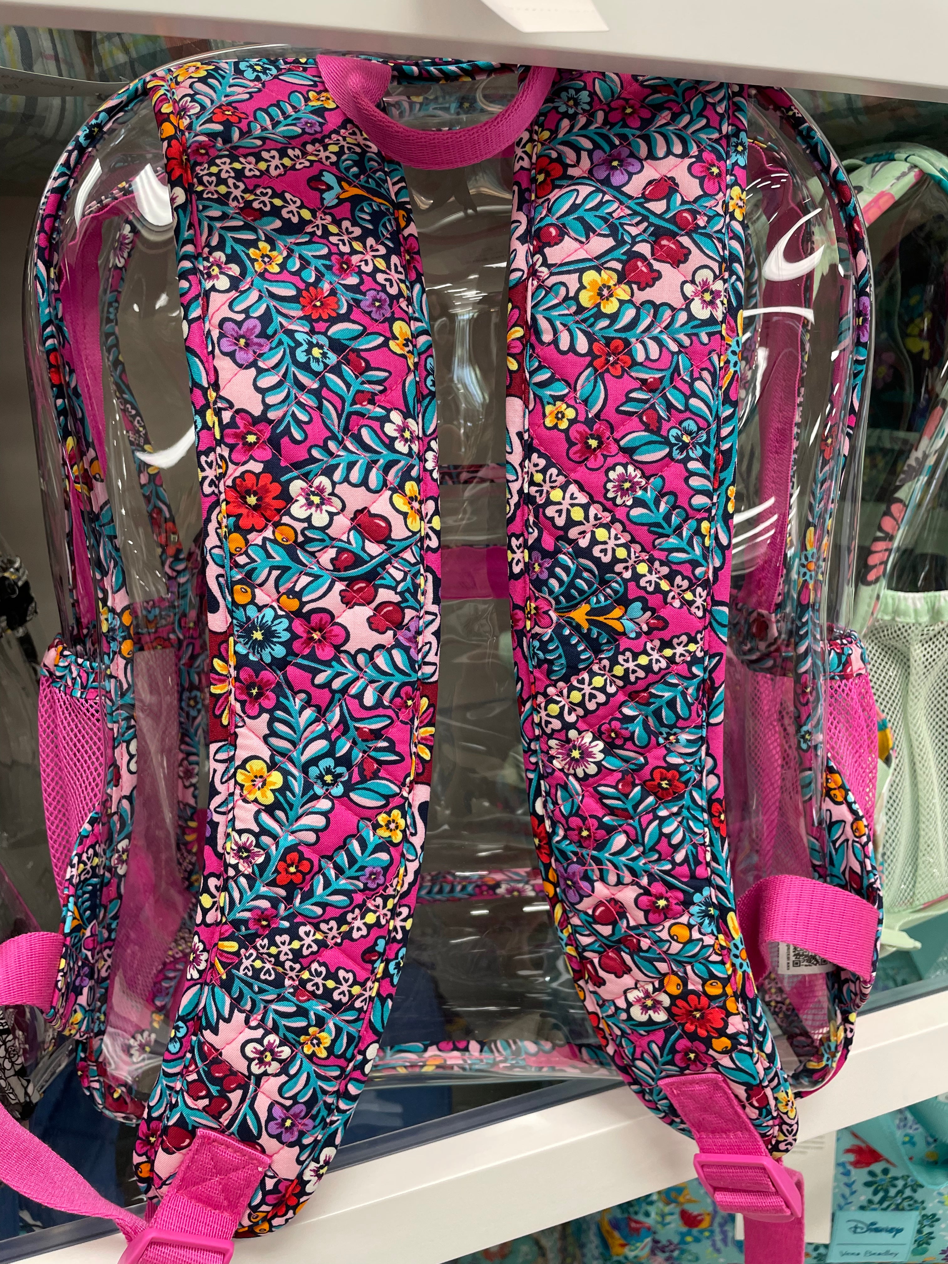 Clear vera bradley outlet backpack