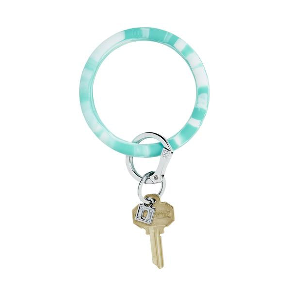BIG O SILICONE KEY RING - IN THE POOL MARBLE – Mi Vida Uvalde