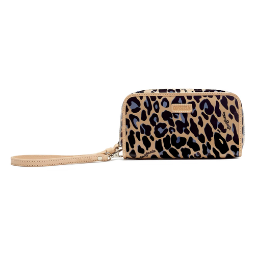 BLUE JAG WRISTLET WALLET