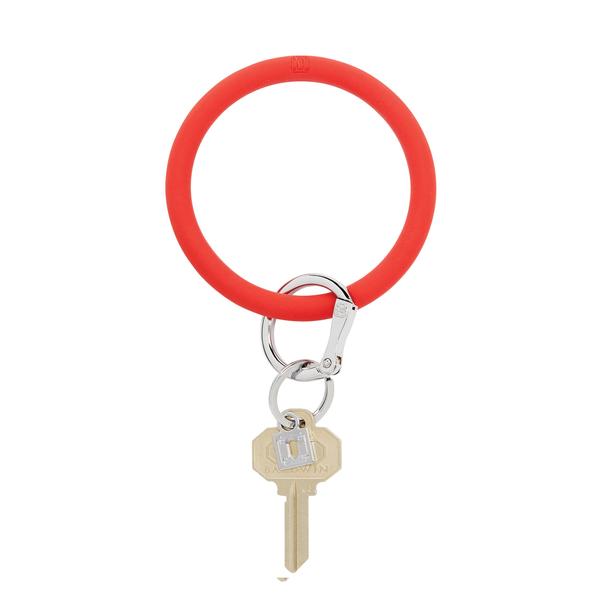 BIG O SILICONE KEY RING - CHERRY ON TOP