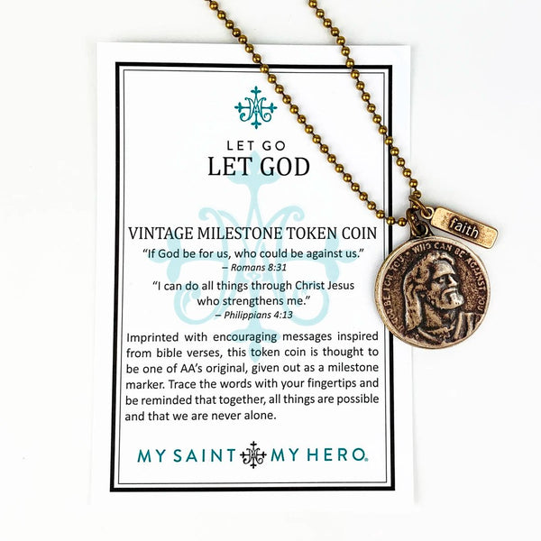 Let Go Let God Necklace
