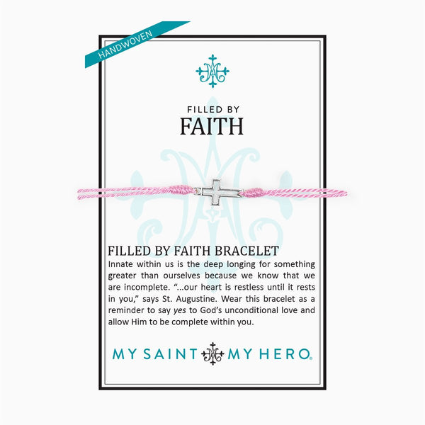 Filled by Faith Cross Bracelet
